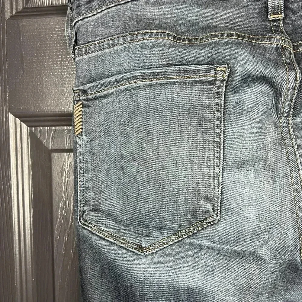 PAIGE Federal Jeans Acid Wash Dark Blue Men's Slim Straight Size 31 - Picture 3 of 13